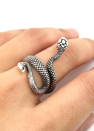 Кільце змія колечко змійка в стилі панк рок хіп хоп2 фото