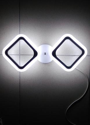 Небольшая светодиодная люстра с регулировкой цветовой температуры (возможен монтаж на стену)