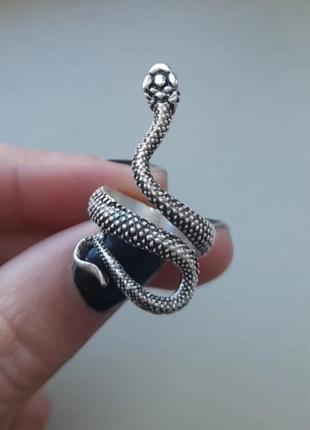 Кільце змія колечко змійка в стилі панк рок хіп хоп7 фото