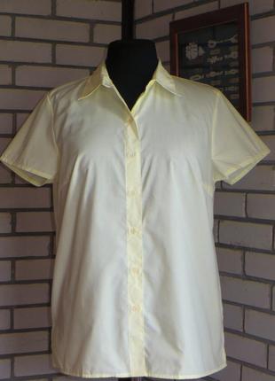 Блуза нежно лимонного цвета 16-18 р-ра.