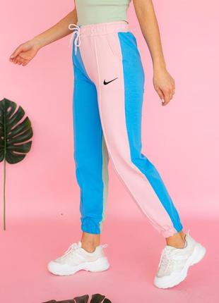 Ефектні красиві зручні кольорові спортивні штани, джогери турция3 фото