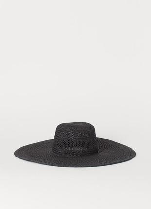 Большая соломенная шляпа h&m