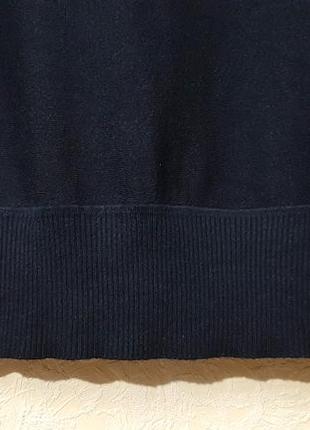 Gajiakaqiusa брендовая замечательная кофта синяя вязаная верх с кружевом женская очень приятная р486 фото