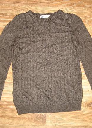 H&m шерстяной свитер на 6-8 лет  с шерстью альпаки5 фото