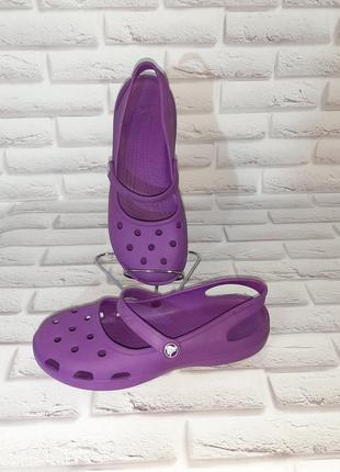 Кроксы  балетки босоножки шлепки crocs w109 фото