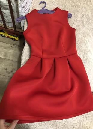 Платье, красное платье4 фото