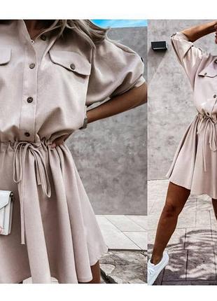 Стильное платье из льна 2