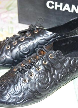 Облегающие лоферы кеды кроссовки, туфли в стиле chanel1 фото