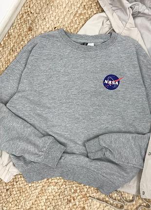 Легкий свитшот nasa h&m