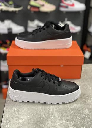 Кроссовки nike air force sage low black