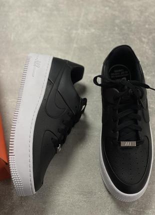 Кроссовки nike air force sage low black3 фото