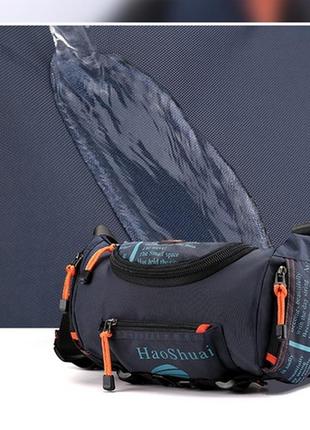 Мужская поясная сумка haoshuai сумка через плечо кросс боди слинг сумка на пояс9 фото