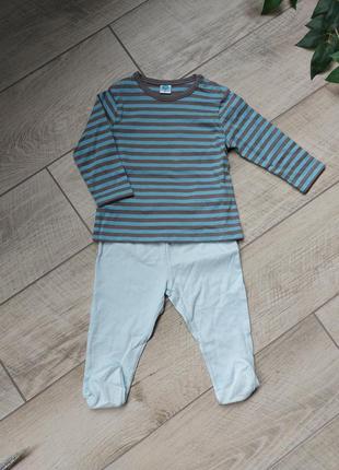 Уценка! піжама tex 9 міс. пижама штани кофта для мальчика слип5 фото