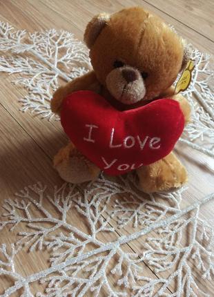 Плюшевий ведмідь i love you 💓 англія