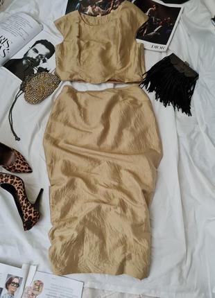 100%шелковый костюм в стиле dolce&gabbana