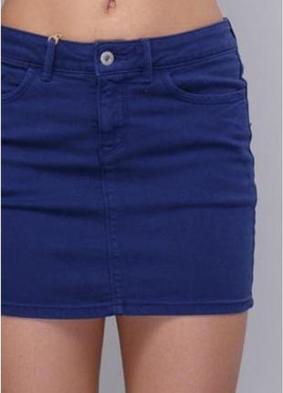 Фирменная юбка, джинсовая юбка, хлопок, коттон