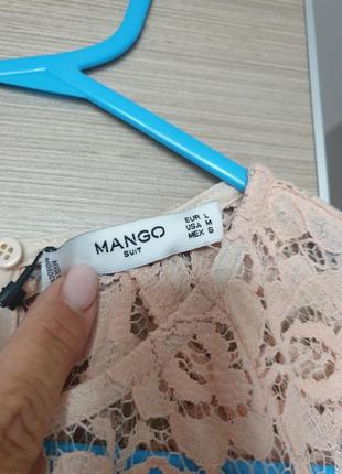 Кружевное платье mango4 фото