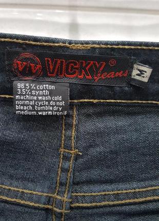 Vicky джинсы-произведение искусства7 фото