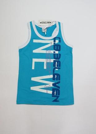 Нова підліткова майка для хлопчика marions туреччина 140р,152р,158р,170р