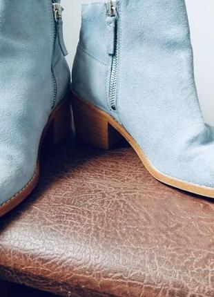 Ботинки zara голубого цвета2 фото