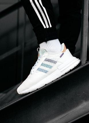 Женские кроссовки adidas zx 500 white 36-37-38-39-40-417 фото