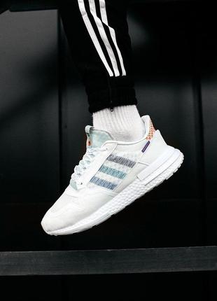 Женские кроссовки adidas zx 500 white 36-37-38-39-40-416 фото