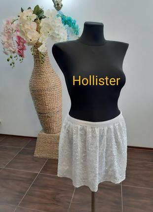 Спідниця hollister розшита паєтками