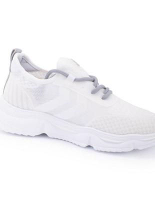 Стильні білі кросівки з текстилю сітка літні дихаючі4 фото