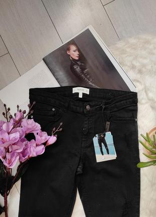Базовые черные джинсы от mango, 40р, оригинал, испания8 фото