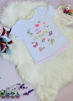 Красива футболка matalan дівчинку 4-5 років