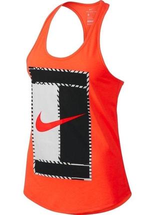 Женская спортивная майка nike dry tank logo
