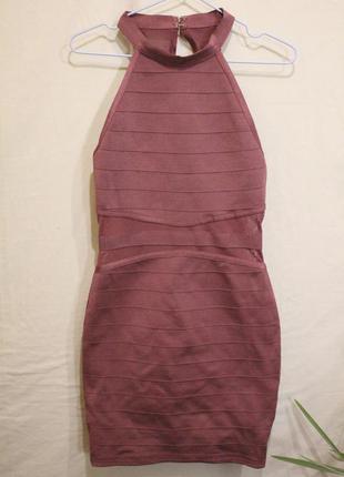 Love&other things бандажное платье с сеткой