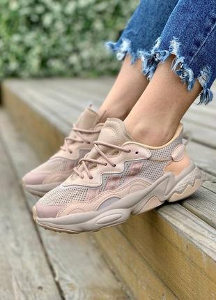 Adidas ozweego 🆕дышащие женские летние кроссовки🆕розовые замшевые адидас озвиго