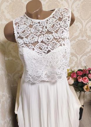 Шикарное невероятно красивое свадебное,выпускное,нарядное платье8 фото