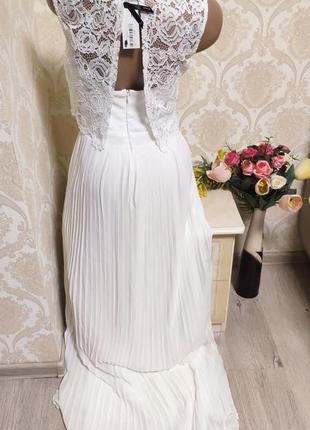 Шикарное невероятно красивое свадебное,выпускное,нарядное платье4 фото