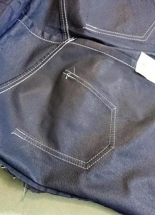 Винтажная замшевая юбка escale 43 paris темно-синяя франция размер fr 405 фото