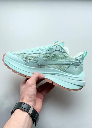 Nike vaporwaffle x sacai🆕женские летние кроссовки найк🆕дышащие легкие мятные найки3 фото