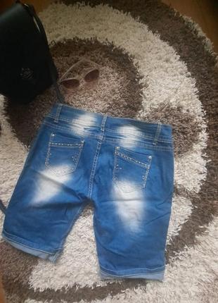 Шорти джинсові рвані2 фото