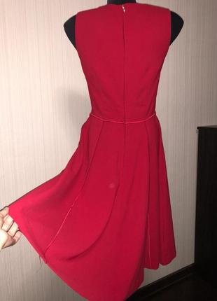 Червоне плаття міді класика 3