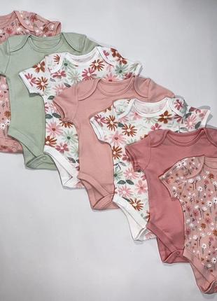 Боди george "floral" 6-9 мес
