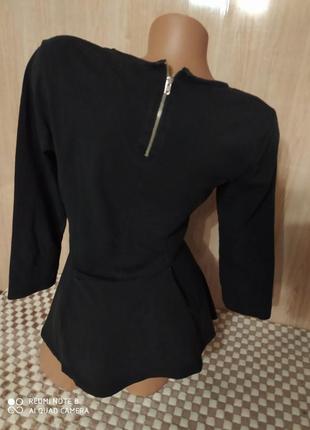 Кофточка з баскою3 фото