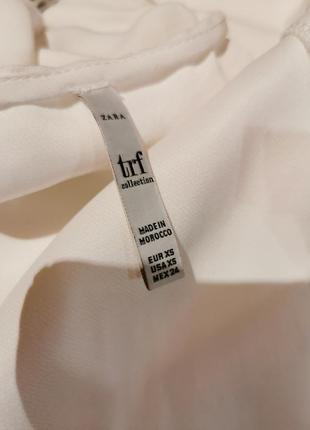 Блейзер zara trf з віскози двобортний піджак, жакет блуза8 фото