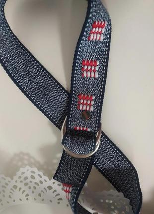 Текстильний ремінець в стилі gucci