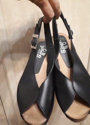 Босоножки\сандалии из натуральной кожи от yokono\испания\р.39(25см)анти-шок5 фото