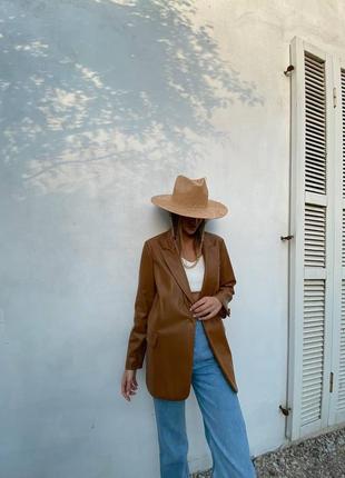 Пиддак з еко кожихит 2021