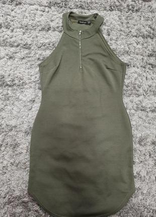 Трикотажное платье boohoo