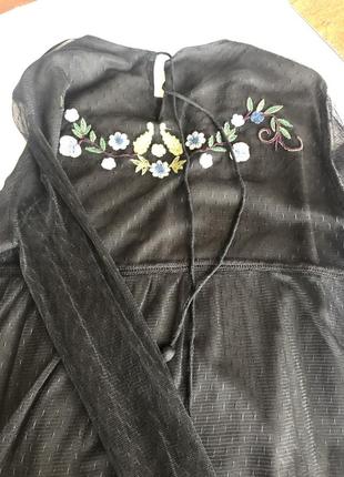 Платья zara с вышивкой 5