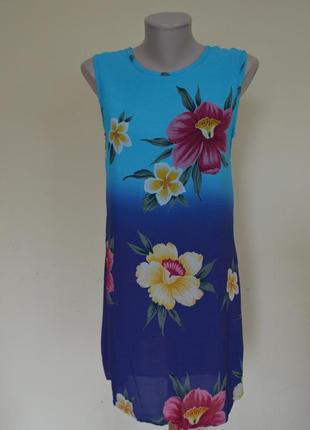 Очень красивое эффектное легкое платье шикарная расцветка вискоза2 фото
