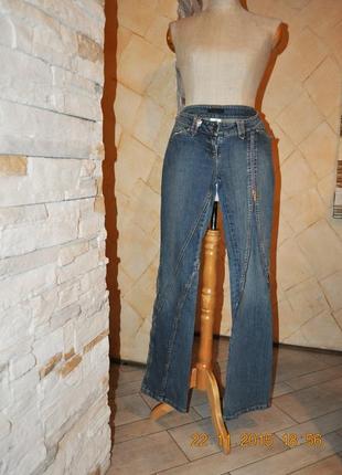 Красиві прямі джинси maria intscher брендові оригінал італія недорого на 44 укр р1 фото