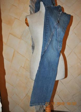 Красиві прямі джинси maria intscher брендові оригінал італія недорого на 44 укр р4 фото